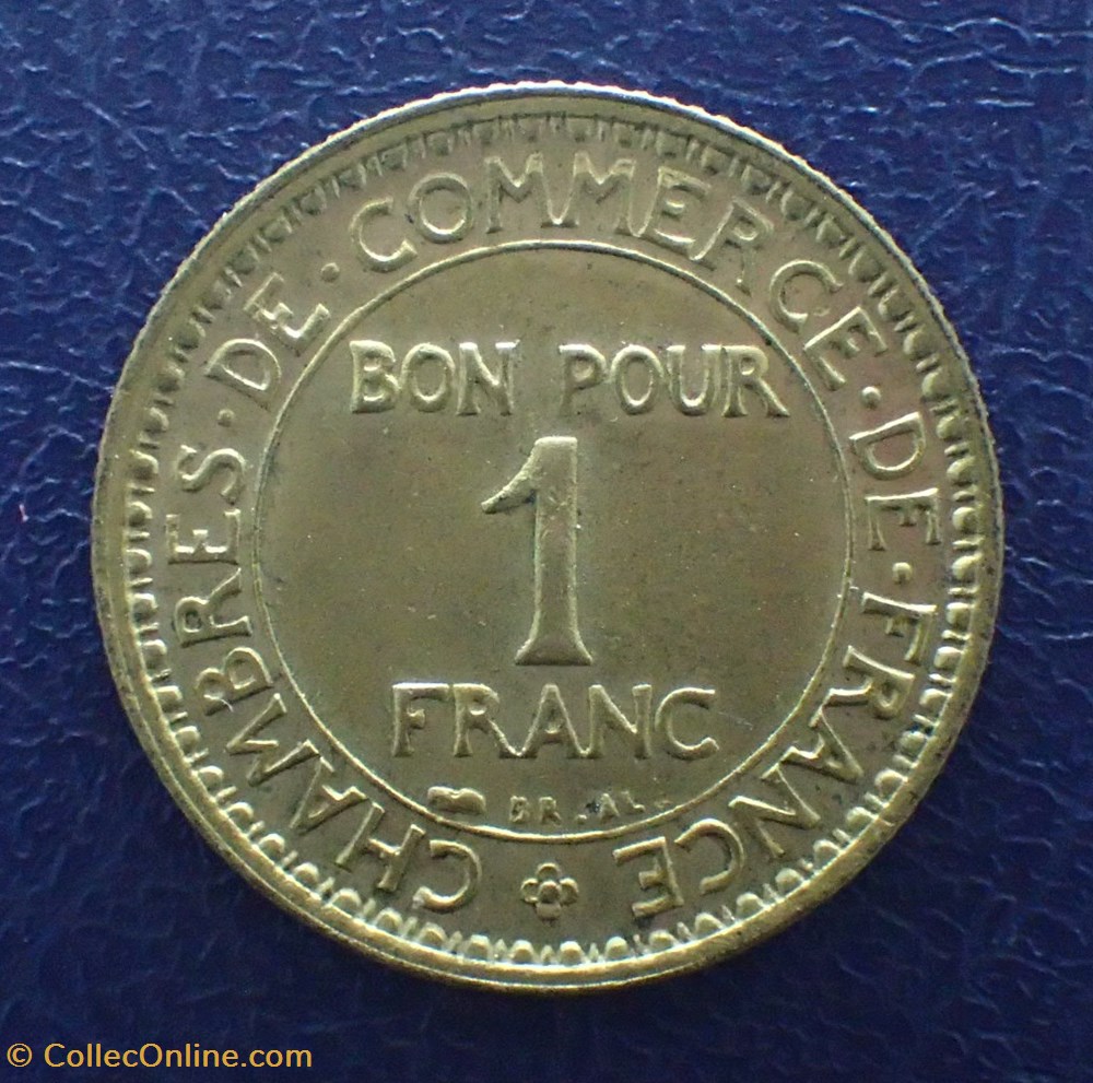 1 FRANC 1921 Chambre de commerce monnaie france moderne 1 franc 1921 chambre de commerce