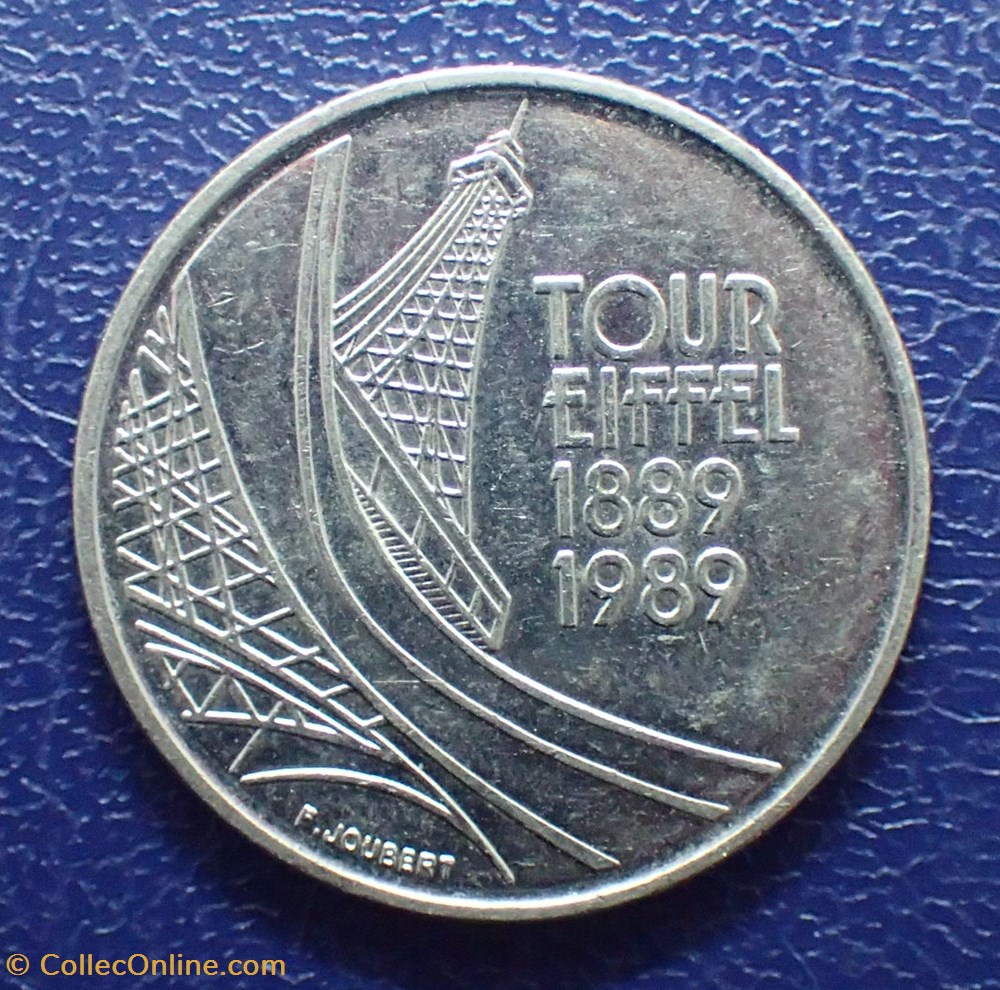 5 FRANCS 1989 Centenaire de la tour Eiffel monnaie france moderne 5 francs 1989 centenaire de la tour eiffel