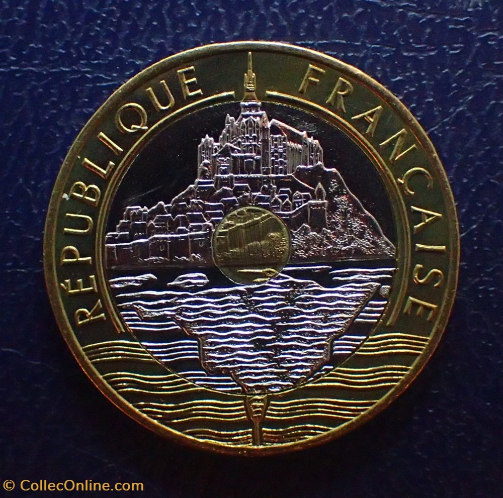 monnaies france modernes 20 francs 2000 mont saint michel