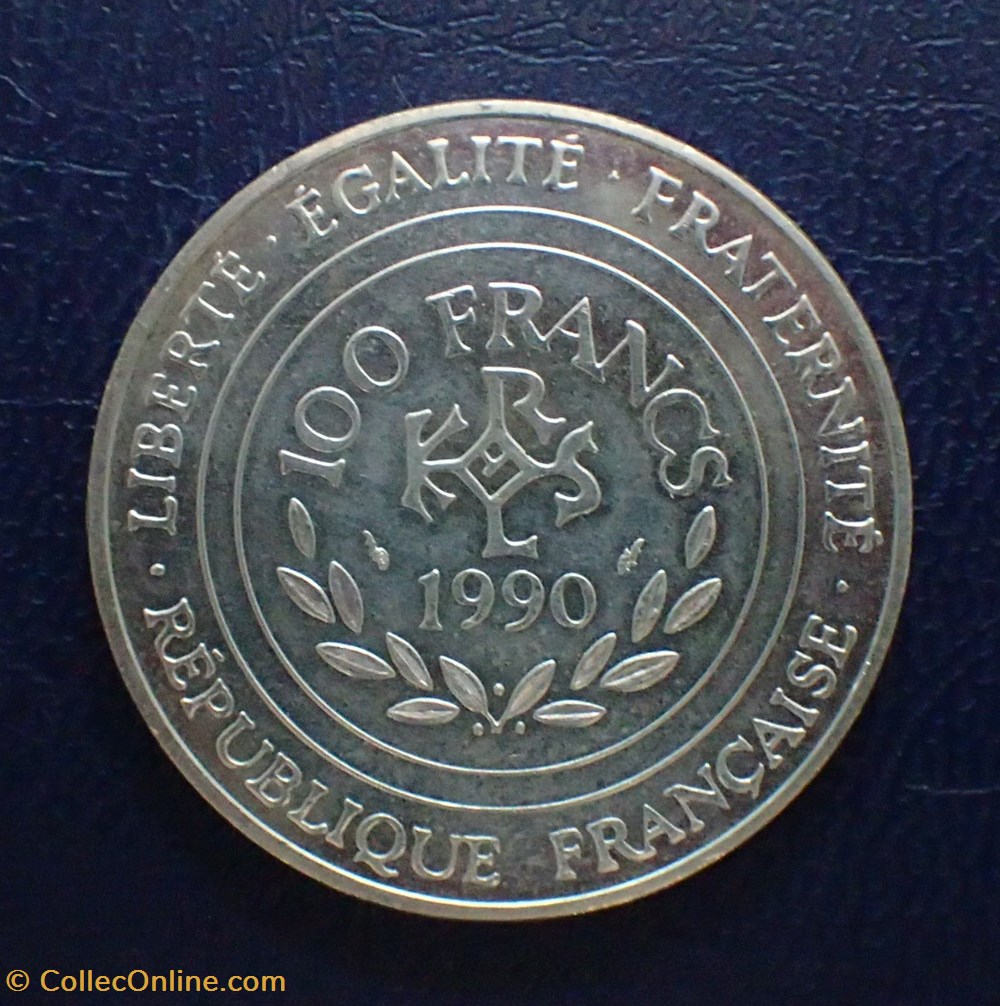 100 FRANCS 1990 Charlemagne monnaies france modernes 100 francs 1990 charlemagne