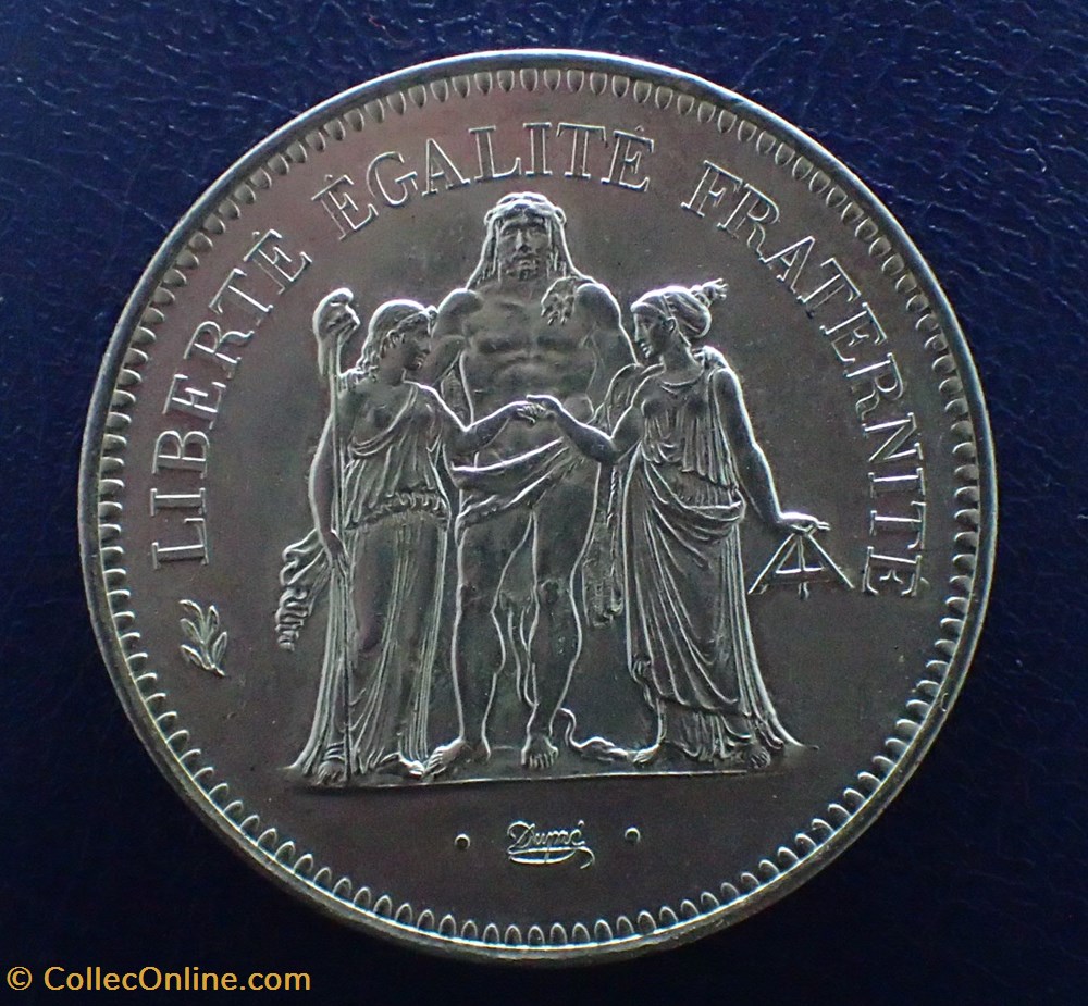 50 FRANCS 1976 Hercule monnaie france moderne 50 francs 1976 hercule