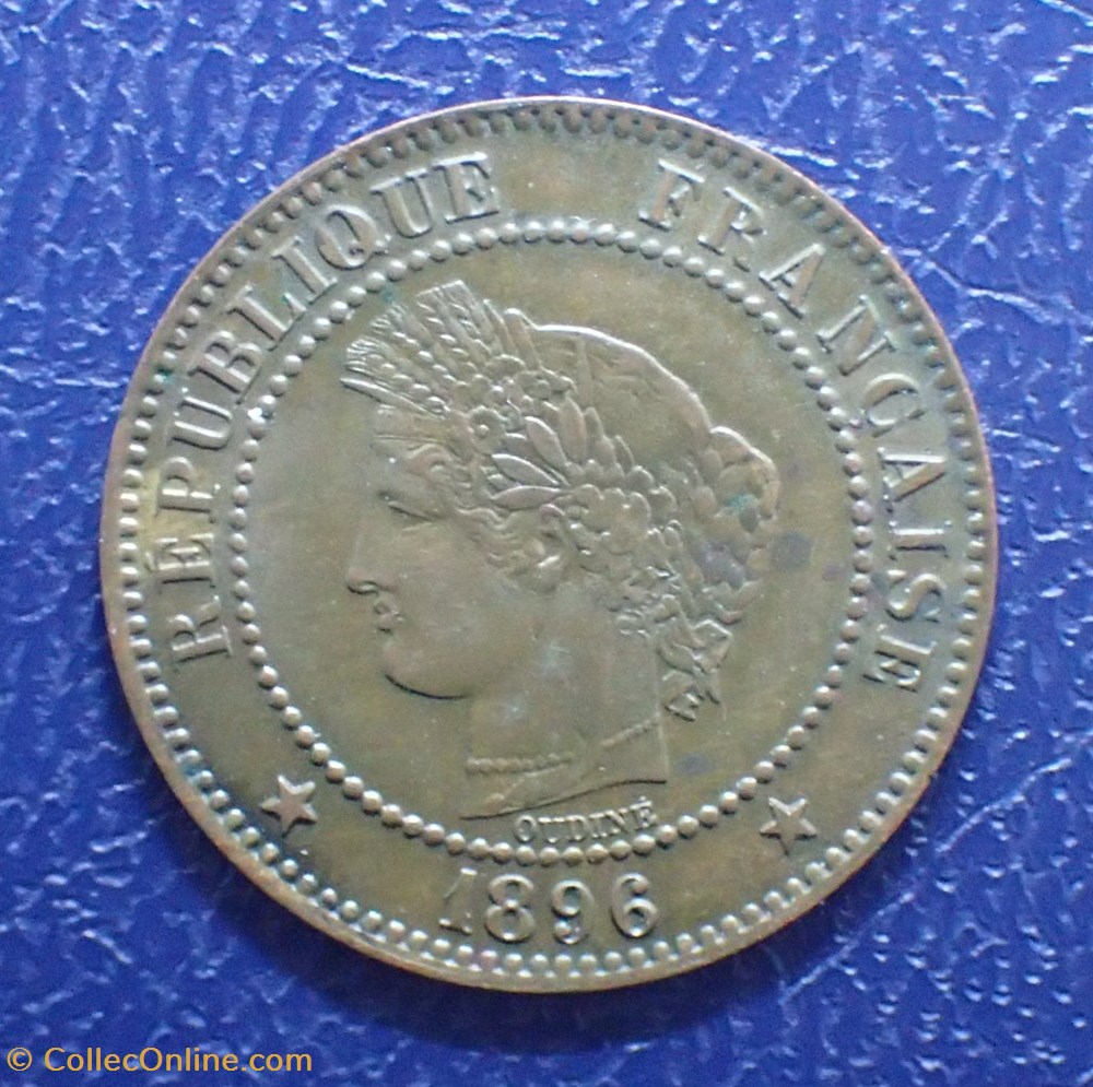 2 CENTIMES 1896 A Cérès monnaies france modernes 2 centimes 1896 a ceres