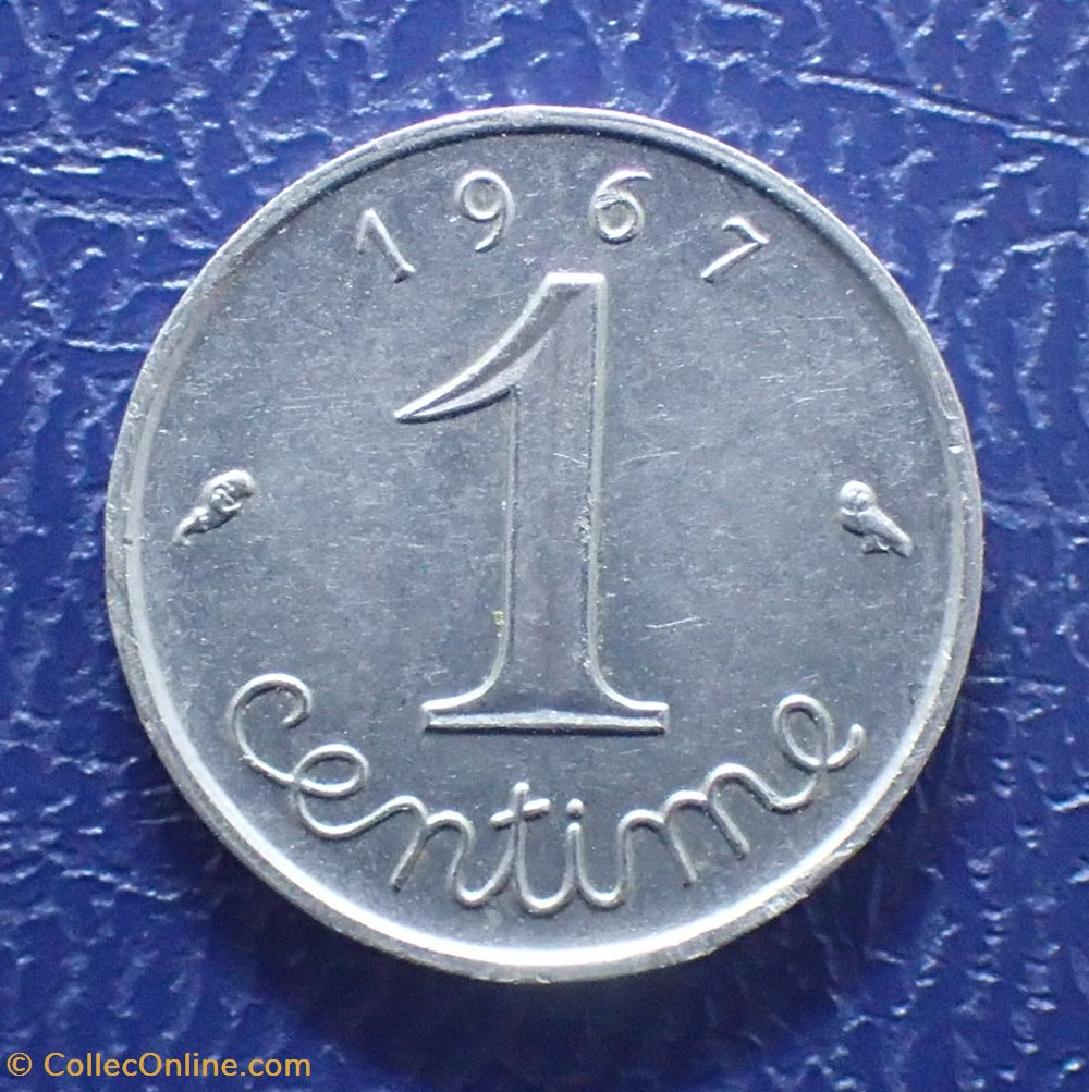 1 CENTIME Epi 1967 monnaies france a modernes 1 centime epi 1967