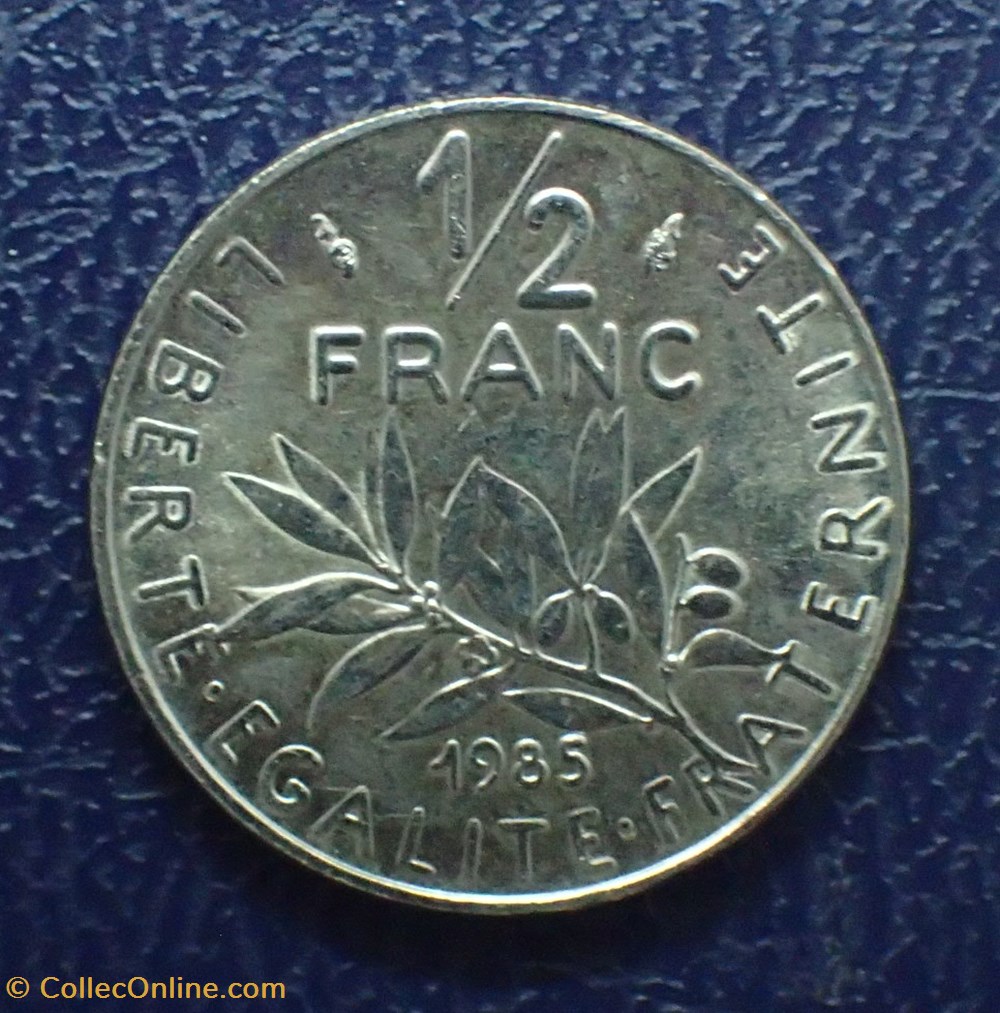 1/2 FRANCS 1985 Semeuse en nickel monnaies france modernes 1 2 francs 1985 semeuse en nickel