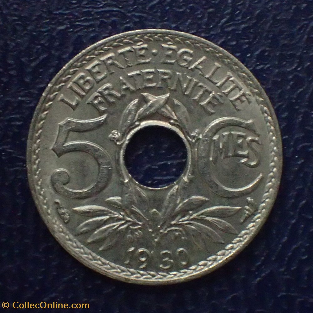 5 CENTIMES 1930 Lindauer petit module monnaies france modernes 5 centimes 1930 lindauer petit module