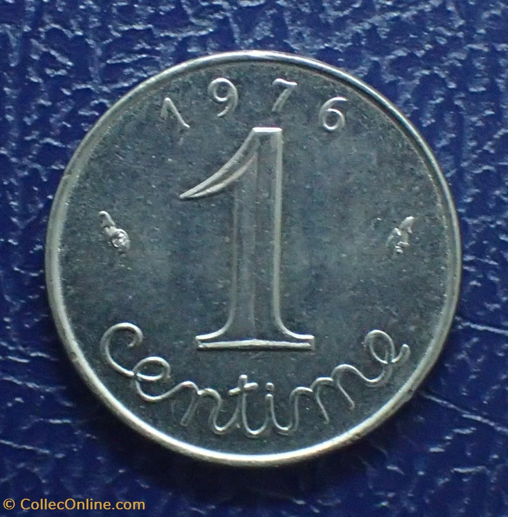 1 CENTIME Epi 1976 monnaies france a modernes 1 centime epi 1976