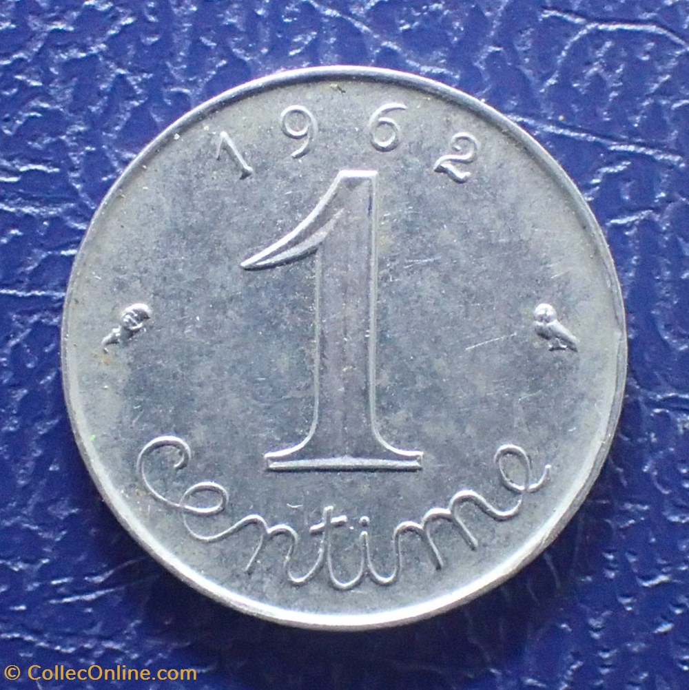 1 CENTIME Epi 1962 monnaies france a modernes 1 centime epi 1962