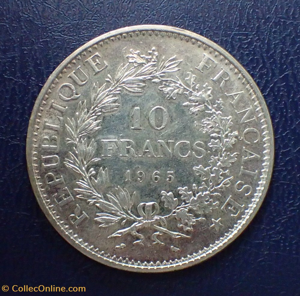10 FRANCS 1965 Hercule monnaies france modernes 10 francs 1965 hercule