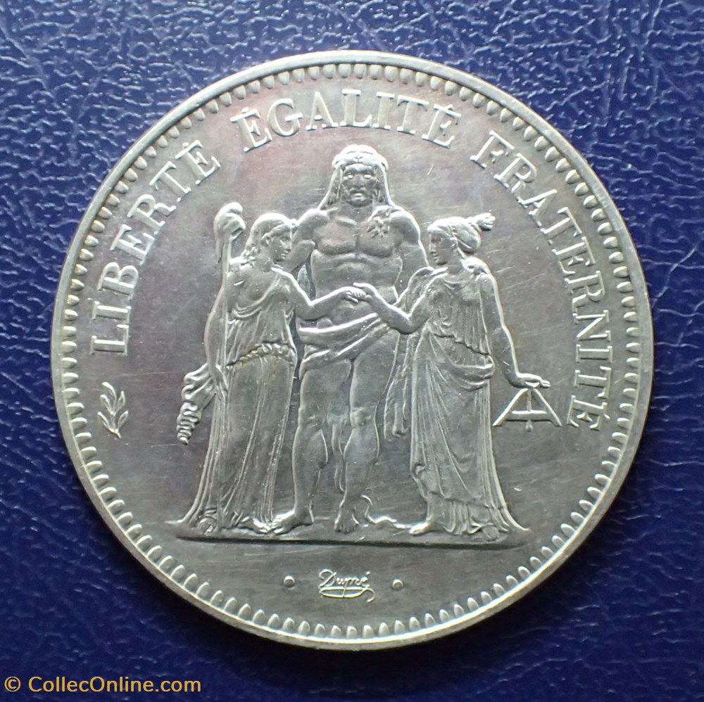 50 FRANCS 1974 hybride, avers de 20 francs monnaie france moderne 50 francs 1974 hybride avers de 20 francs