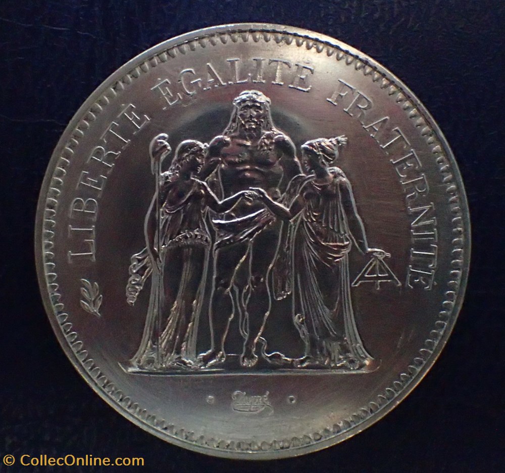 monnaies france modernes 50 francs 1974 hercule