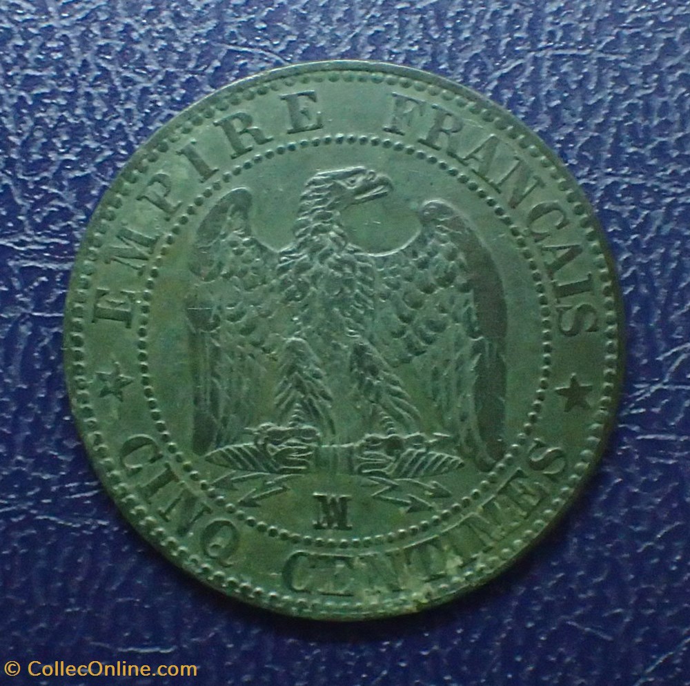 5 CENTIMES 1854 MA NAPOLEON III, tete nue monnaies france modernes 5 centimes 1854 ma napoleon iii tete nue