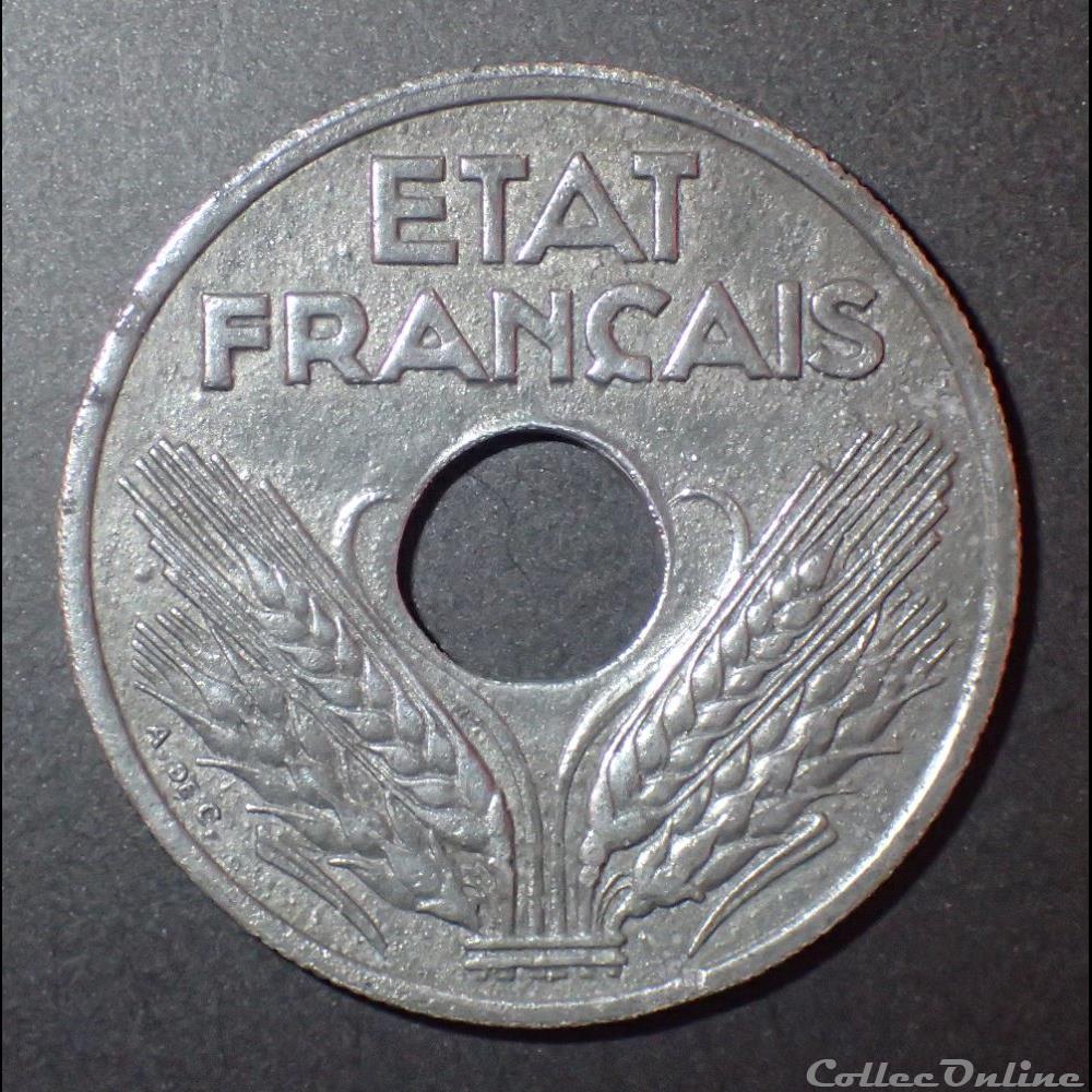 10 CENTIMES 1942 Grand module monnaie france moderne 10 centimes 1942 grand module