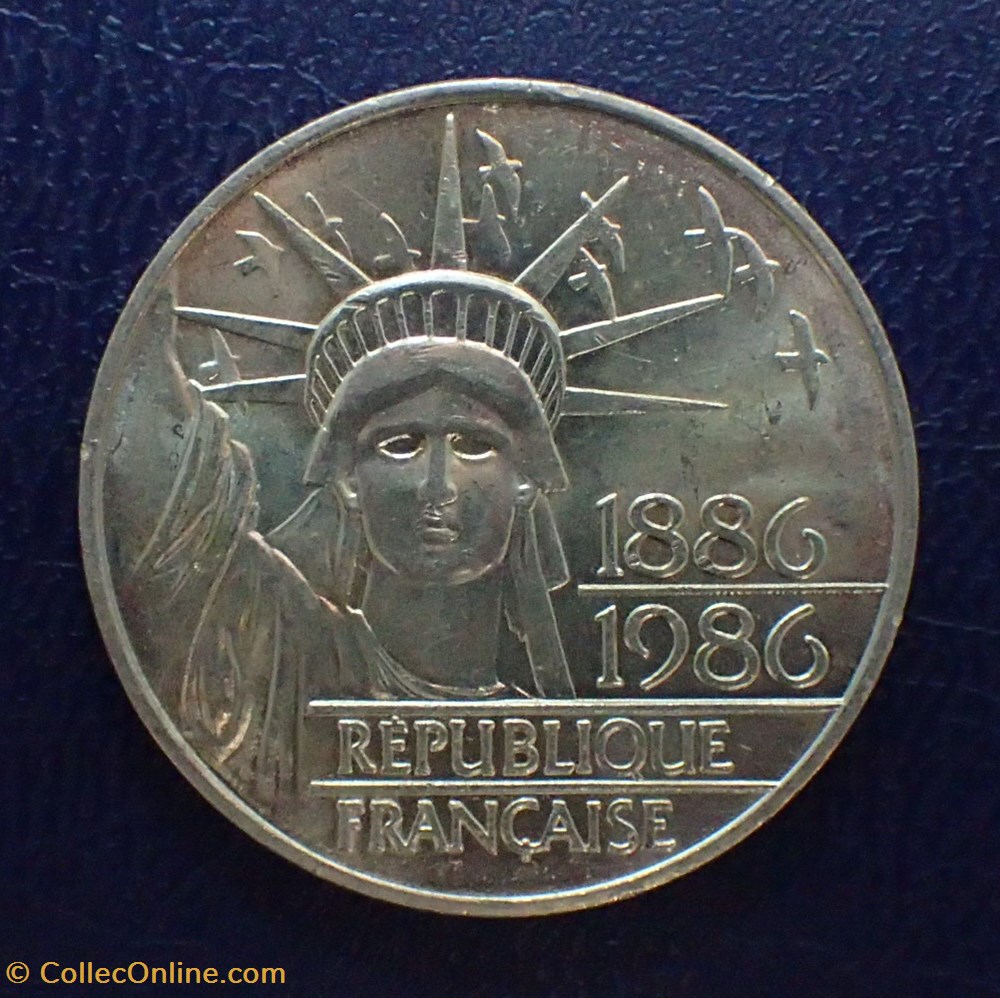 monnaies france modernes 100 francs 1986 liberte