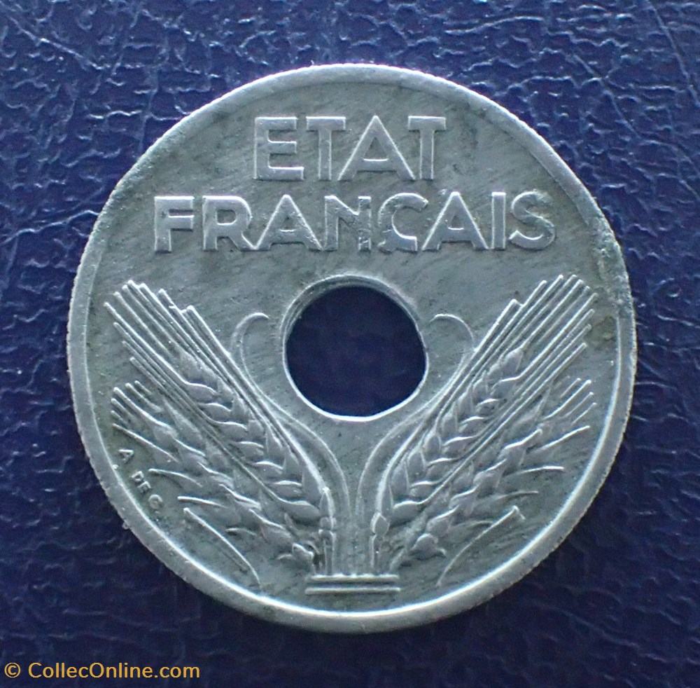 10 CENTIMES 1941 Grand module monnaie france moderne 10 centimes 1941 grand module