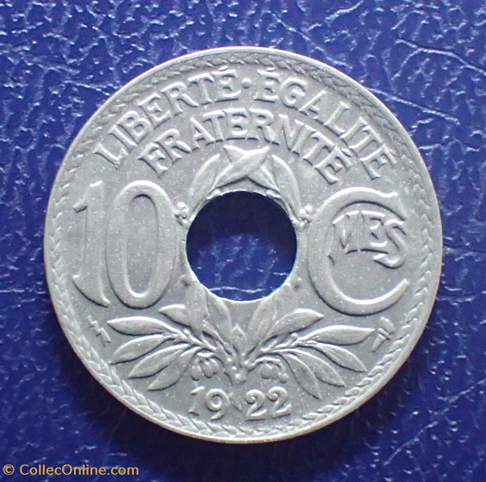 10 CENTIMES 1922 POISSY Lindauer monnaies france modernes 10 centimes 1922 poissy lindauer