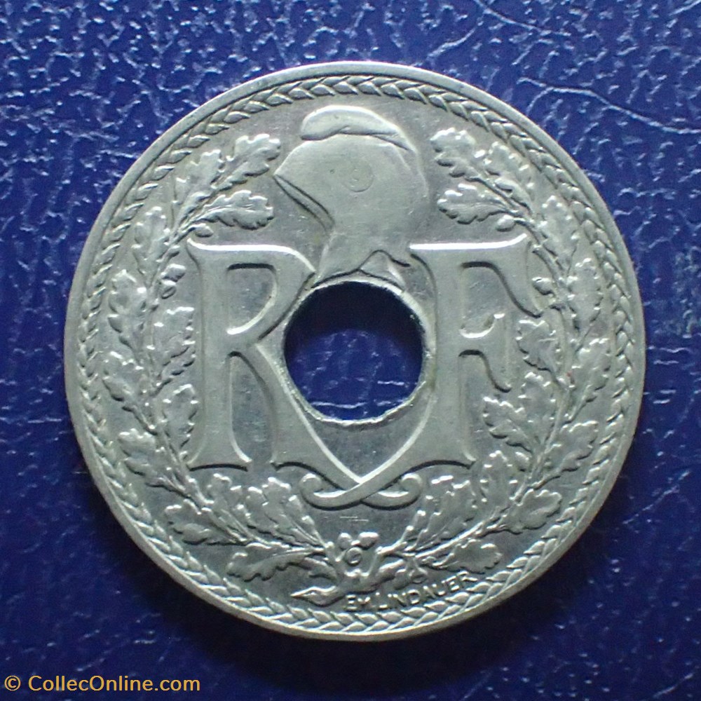 monnaies france modernes 25 centimes 1915 lindauer cmes souligne