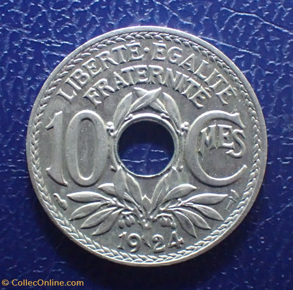 10 CENTIMES 1924 Lindauer monnaies france modernes 10 centimes 1924 lindauer