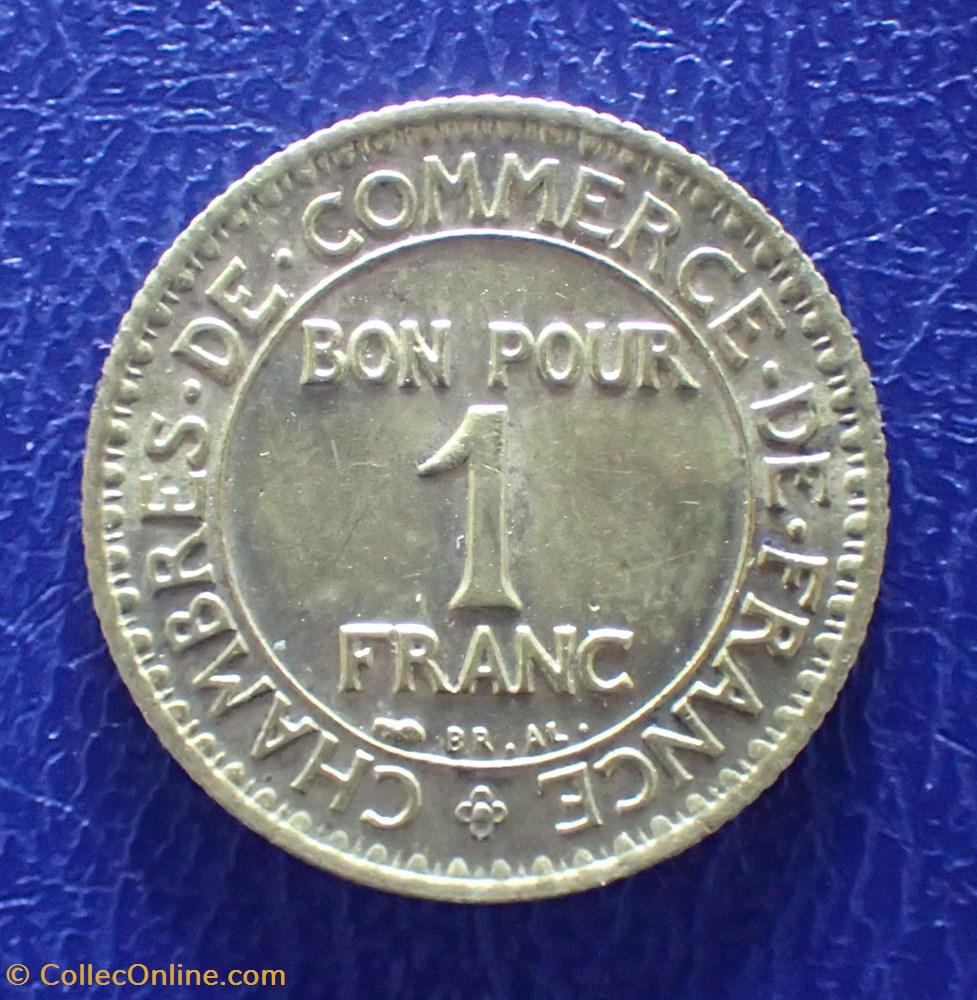 1 FRANC 1923 Chambre de commerce monnaie france moderne 1 franc 1923 chambre de commerce