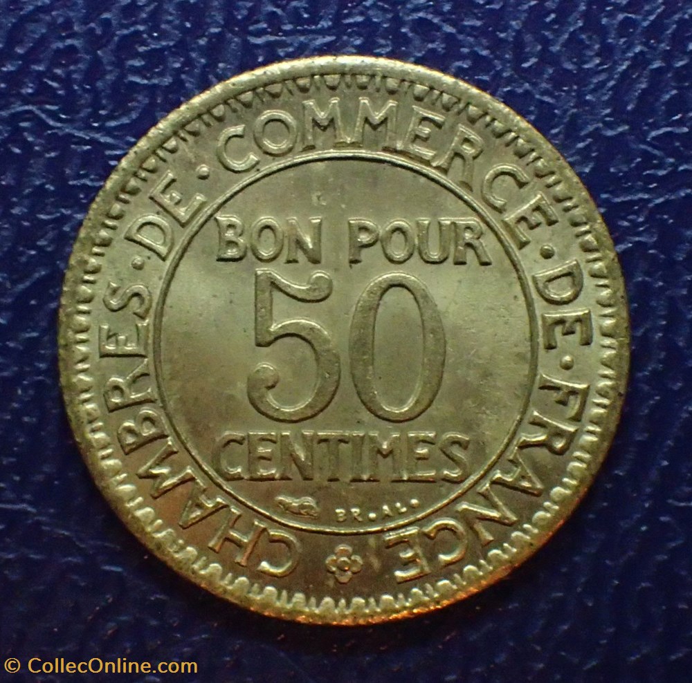 50 CENTIMES 1921 Chambre de commerce monnaies france modernes 50 centimes 1921 chambre de commerce