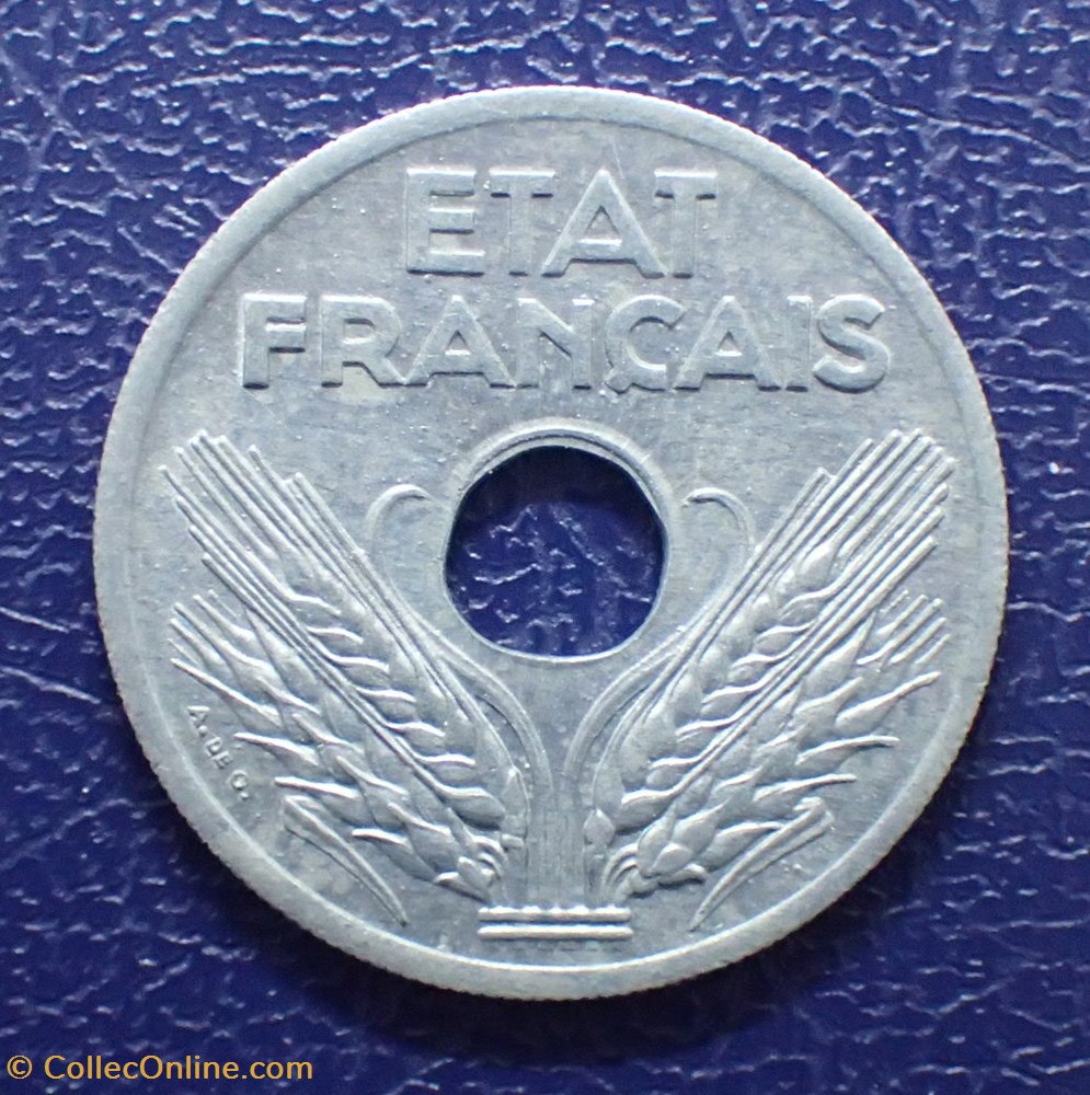 20 CENTIMES 1941 type VINGT monnaie france a moderne 20 centimes 1941 type vingt