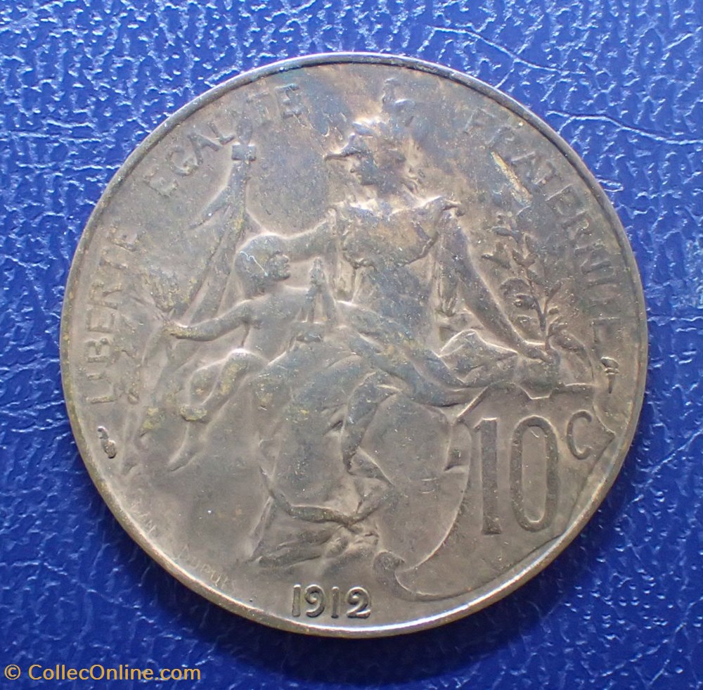 10 CENTIMES 1912 DUPUIS monnaies france a modernes 10 centimes 1912 dupuis