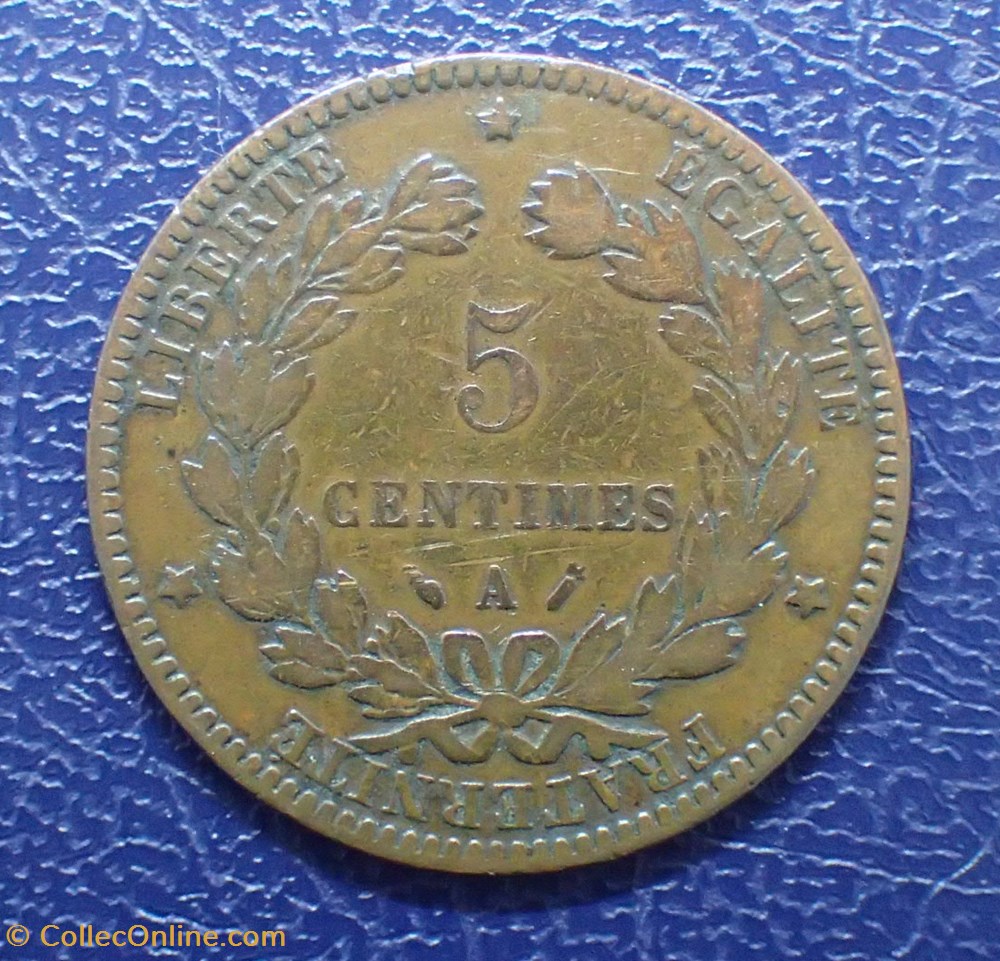 5 CENTIMES 1894 A Cérès monnaie france moderne 5 centimes 1894 a ceres
