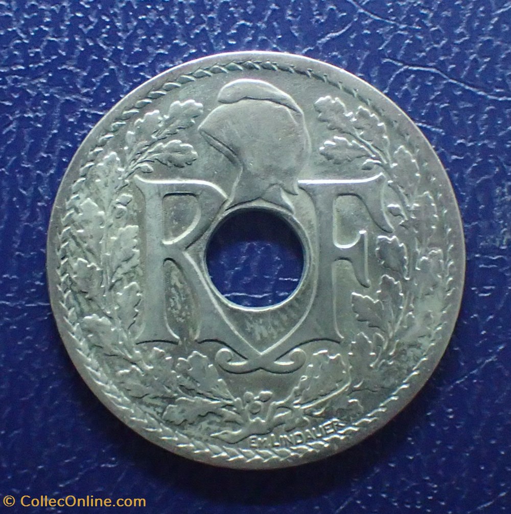 25 CENTIMES 1919 Lindauer monnaies france modernes 25 centimes 1919 lindauer