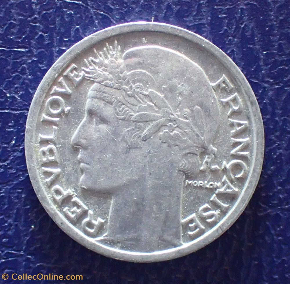 50 Centimes 1945 Morlon en aluminium monnaie france moderne 50 centimes 1945 morlon en aluminium