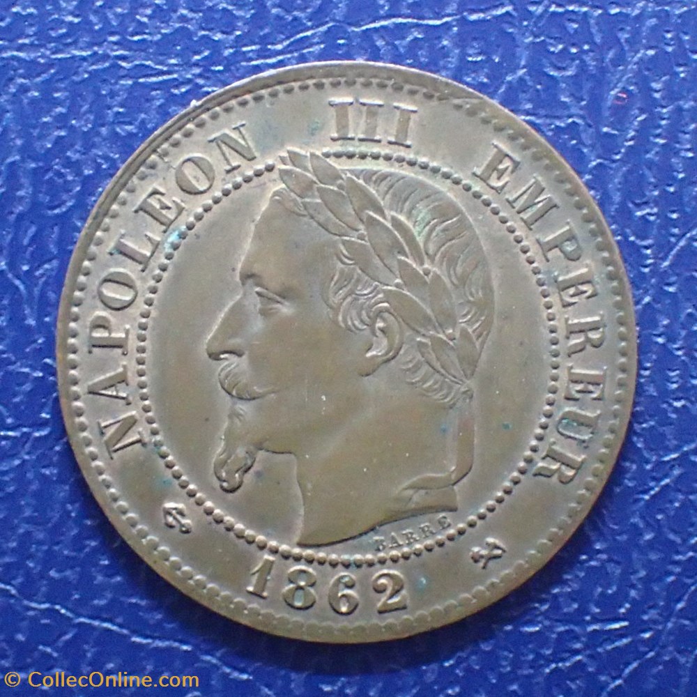 2 CENTIMES NAPOLEON III, 1862 K tete laurée ( Bordeaux ) monnaies france modernes 2 centimes napoleon iii 1862 k tete lauree bordeaux