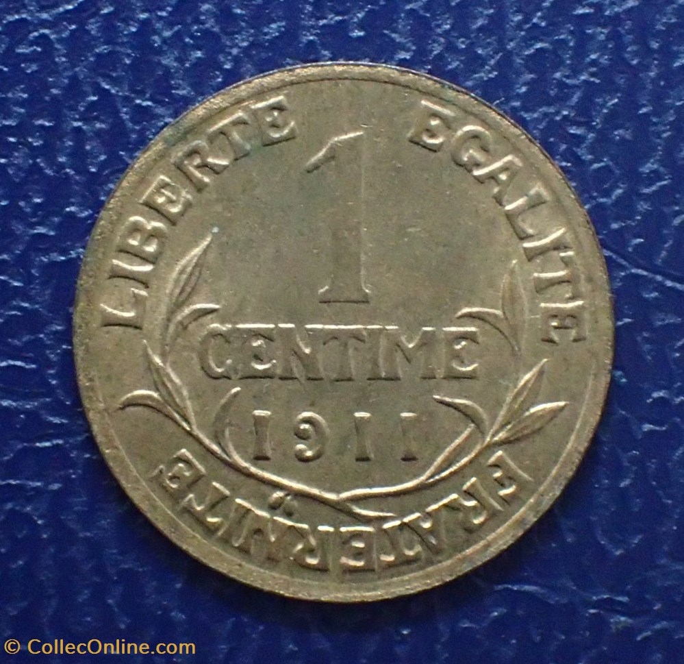 1 Centimes 1911 Daniel-Dupuis monnaies france modernes 1 centimes 1911 daniel dupuis