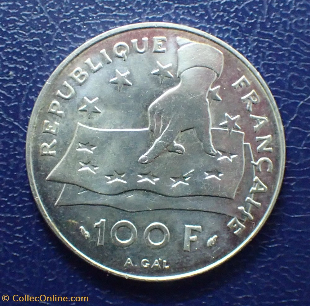 100 FRANCS 1991 Descartes mathématicien et philosophe monnaie france moderne 100 francs 1991 descartes mathematicien et philosophe