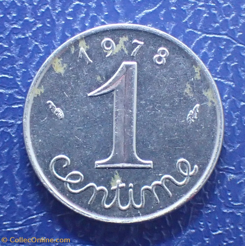 1 CENTIME Epi 1978 monnaies france a modernes 1 centime epi 1978