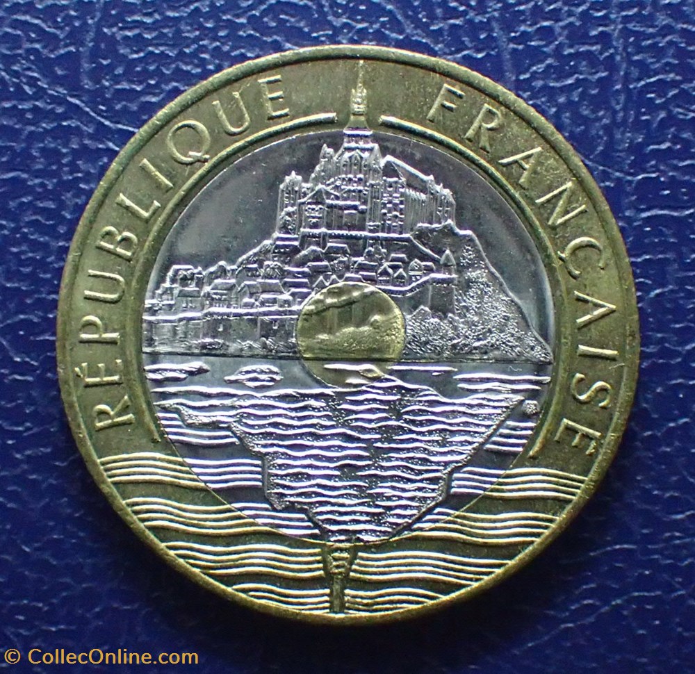 20 FRANCS Mont Saint-Michel 1992 V fermé monnaie france moderne 20 francs mont saint michel 1992 v ferme