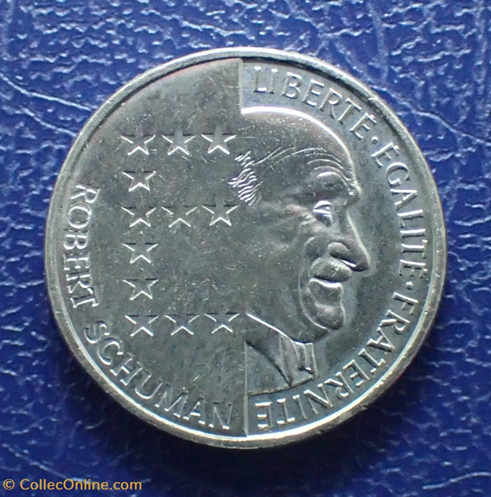10FRANCS Schuman Pere de l'Europe 1986 monnaie france moderne 10francs schuman pere de europe 1986