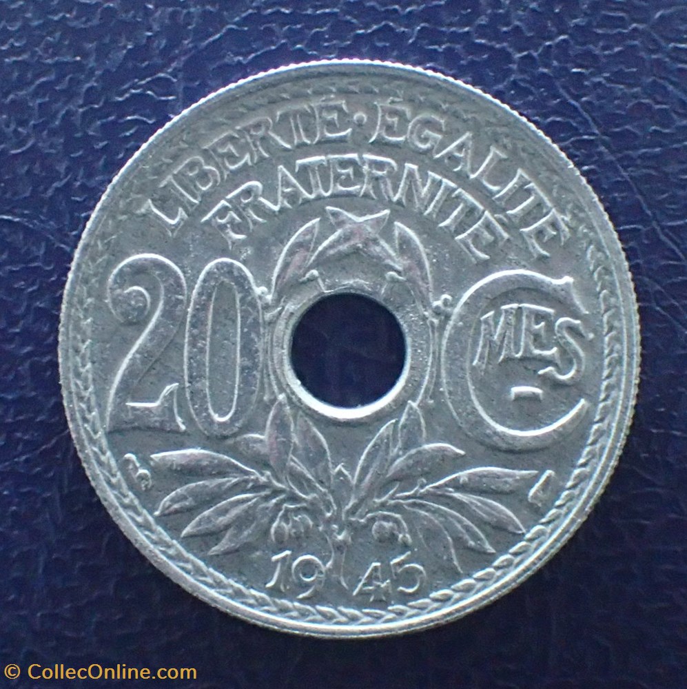 20 CENTIMES 1945 monnaie france a moderne 20 centimes 1945