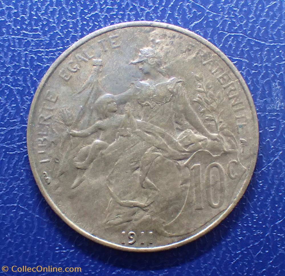 10 CENTIMES 1911 DUPUIS monnaies france a modernes 10 centimes 1911 dupuis