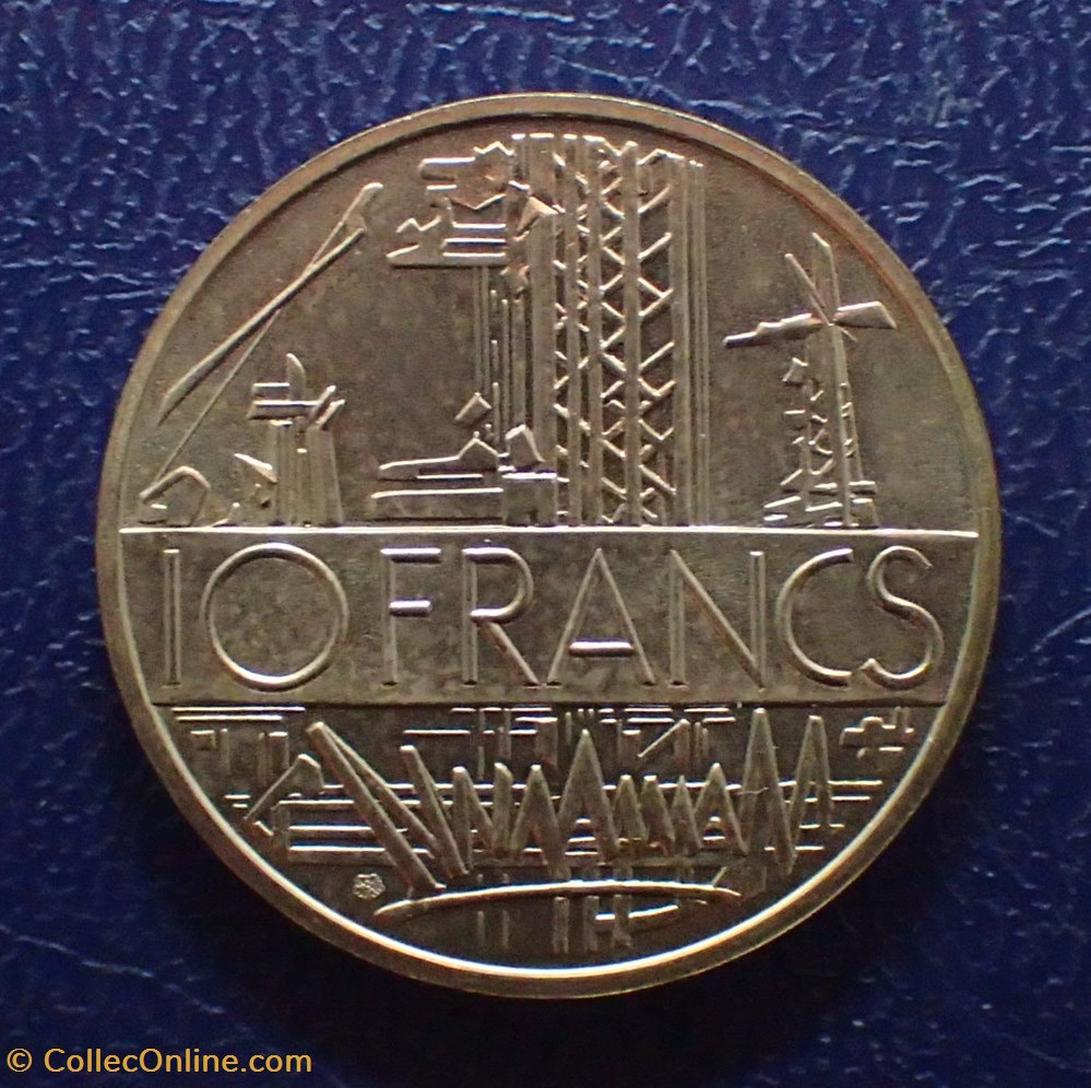 10 FRANCS 1980 Mathieu Tranche A monnaies france modernes 10 francs 1980 mathieu tranche a
