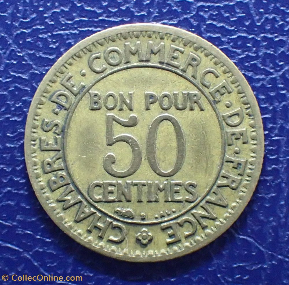 50 CENTIMES 1926 Chambre de commerce monnaie france moderne 50 centimes 1926 chambre de commerce