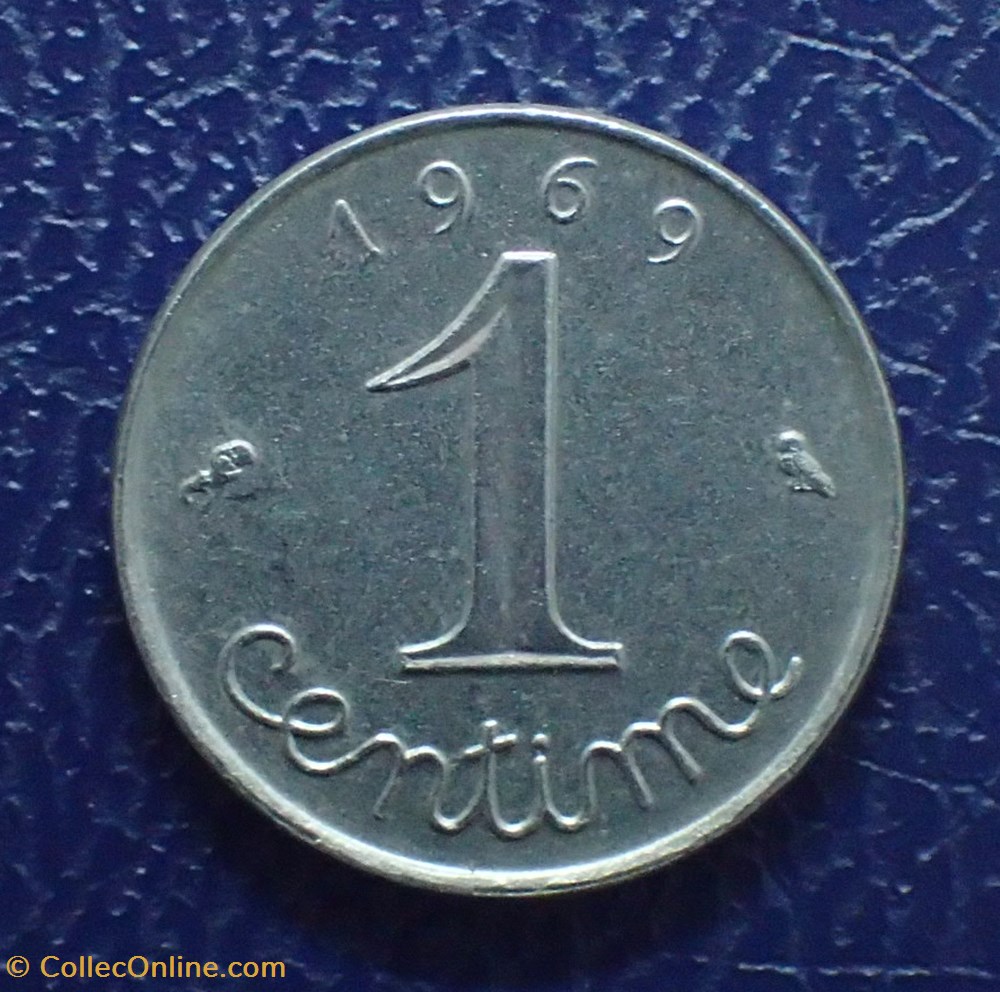 1 CENTIME Epi 1969 monnaies france a modernes 1 centime epi 1969