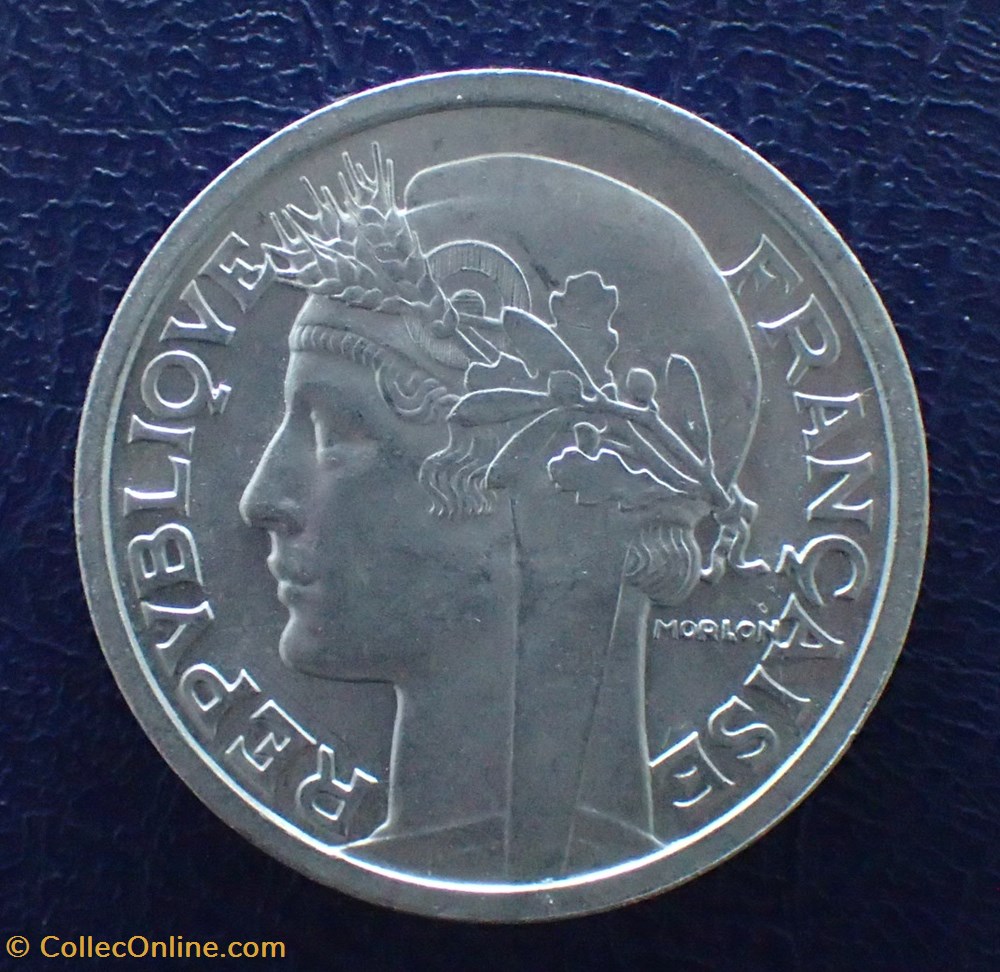 2 FRANCS 1959 Morlon chouette en aluminium monnaie france moderne 2 francs 1959 morlon chouette en aluminium