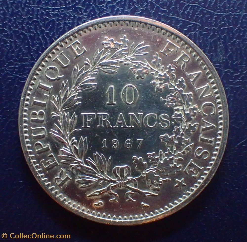 10 FRANCS Hercule 1967 monnaies france modernes 10 francs hercule 1967