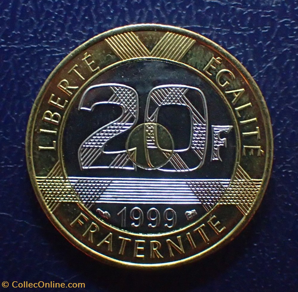 20 FRANCS 1999 Mont Saint-Michel monnaies france modernes 20 francs 1999 mont saint michel