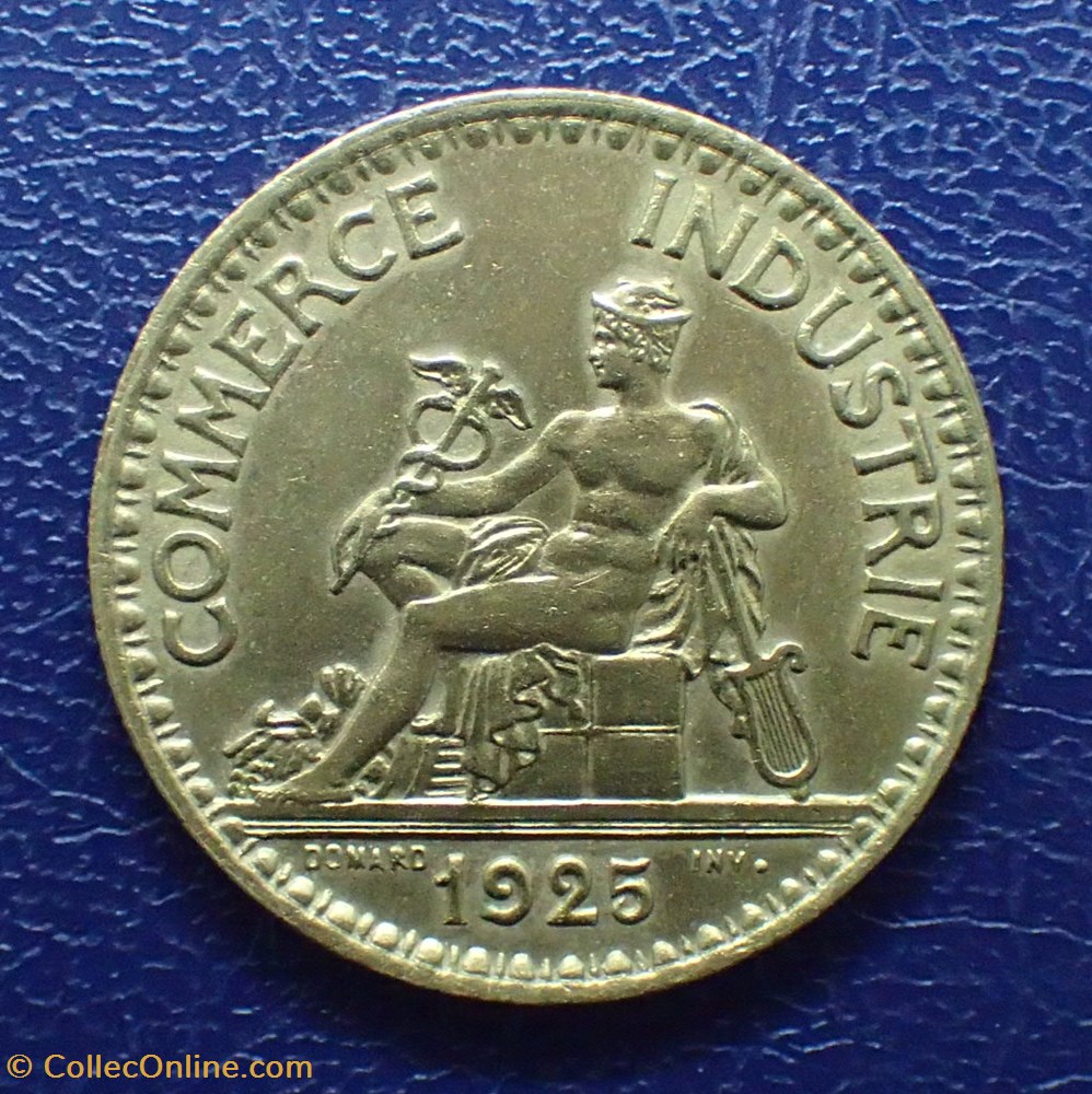 monnaie france moderne 2 francs 1925 chambre de commerce cupro aluminium