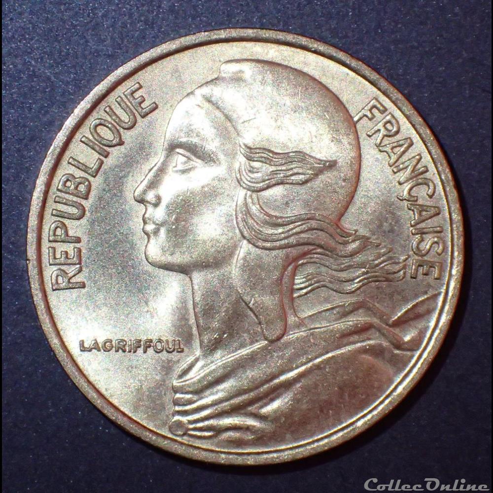 5 CENTIMES Marianne 1974 chouette 4 plis monnaie france moderne 5 centimes marianne 1974 chouette 4 plis