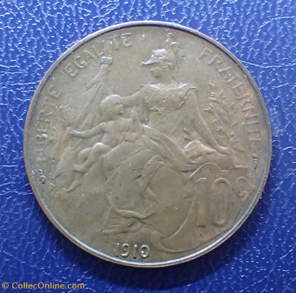 10 CENTIMES 1910 DUPUIS monnaies france a modernes 10 centimes 1910 dupuis