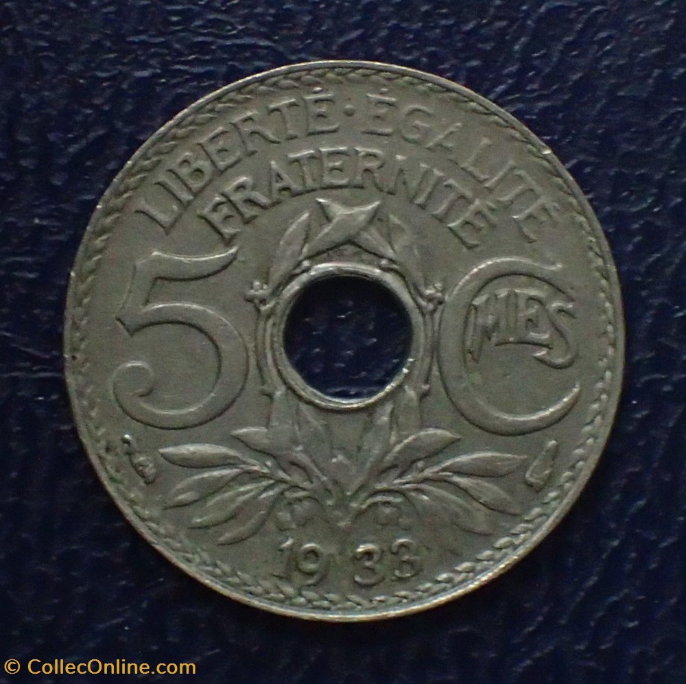 5 CENTIMES 1933 Lindauer petit module monnaies france modernes 5 centimes 1933 lindauer petit module