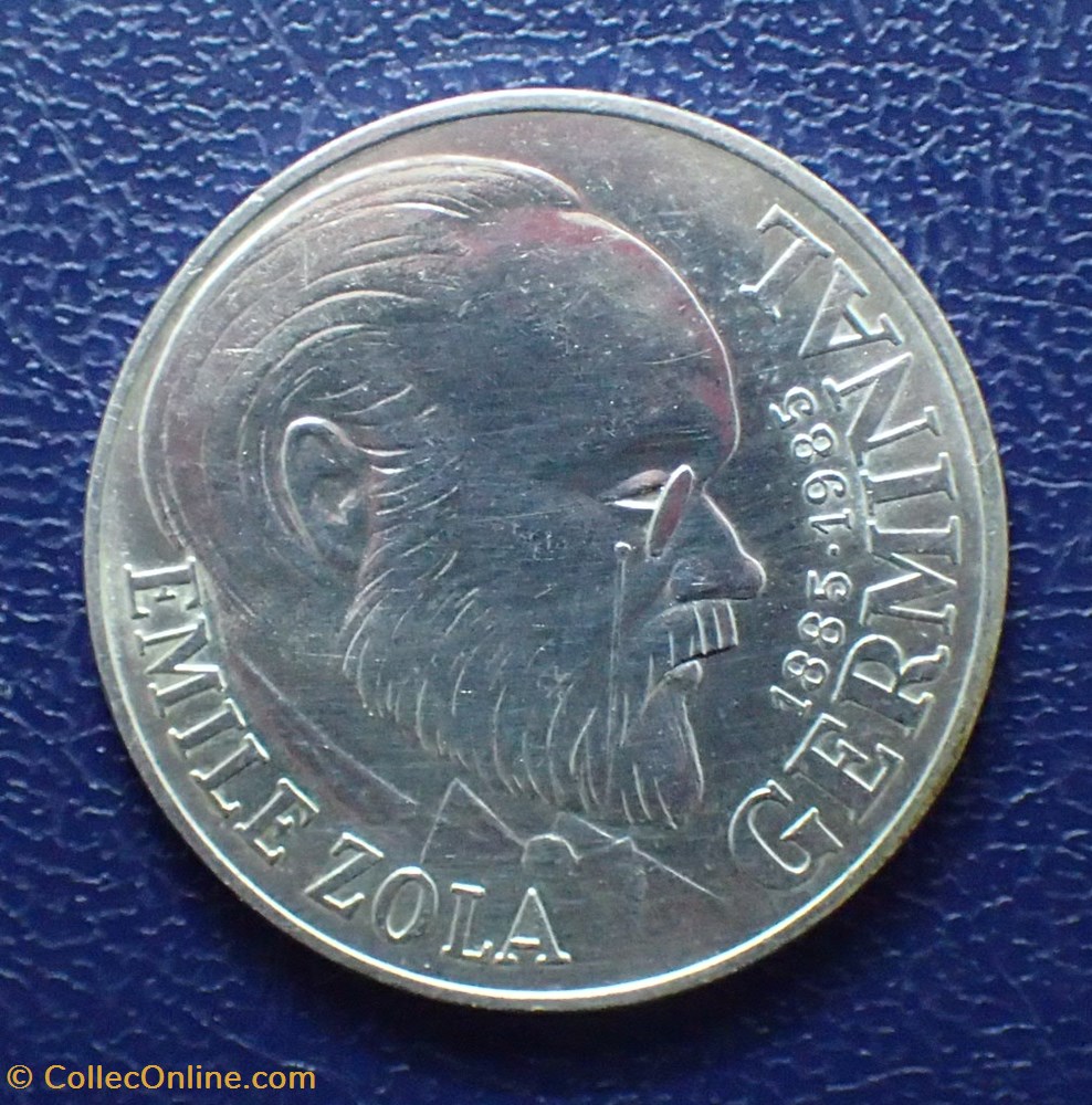 100 FRANCS 1985 EMILE ZOLA monnaie france moderne 100 francs 1985 emile zola