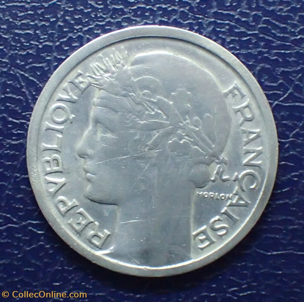 monnaie france moderne 1 franc 1944 c morlon en aluminium
