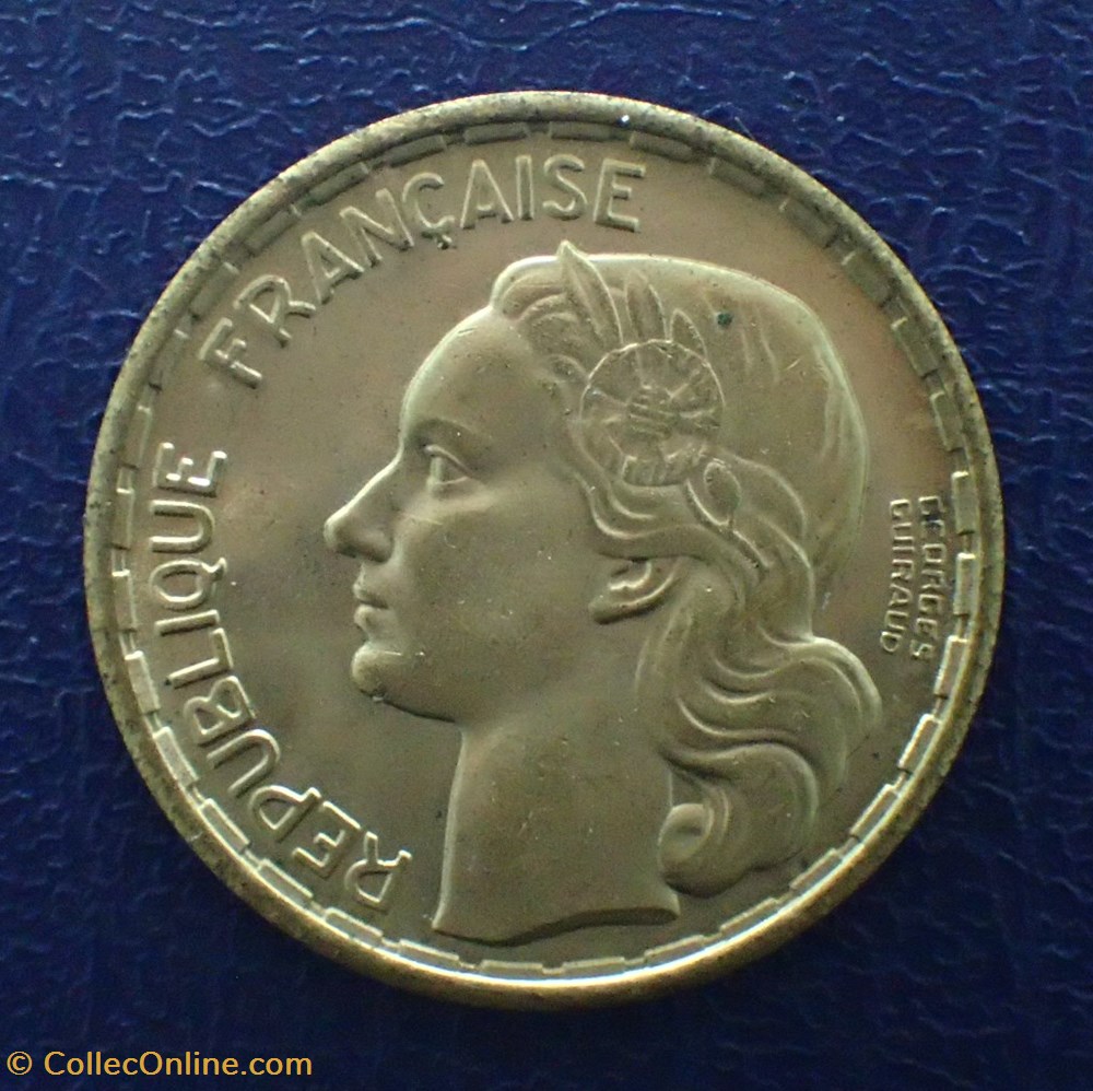 20 FRANCS 1950 Georges Guiraud Queue 3 faucilles monnaie france moderne 20 francs 1950 georges guiraud queue 3 faucilles