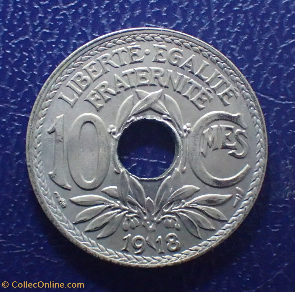10 CENTIMES 1918 Lindauer monnaies france modernes 10 centimes 1918 lindauer